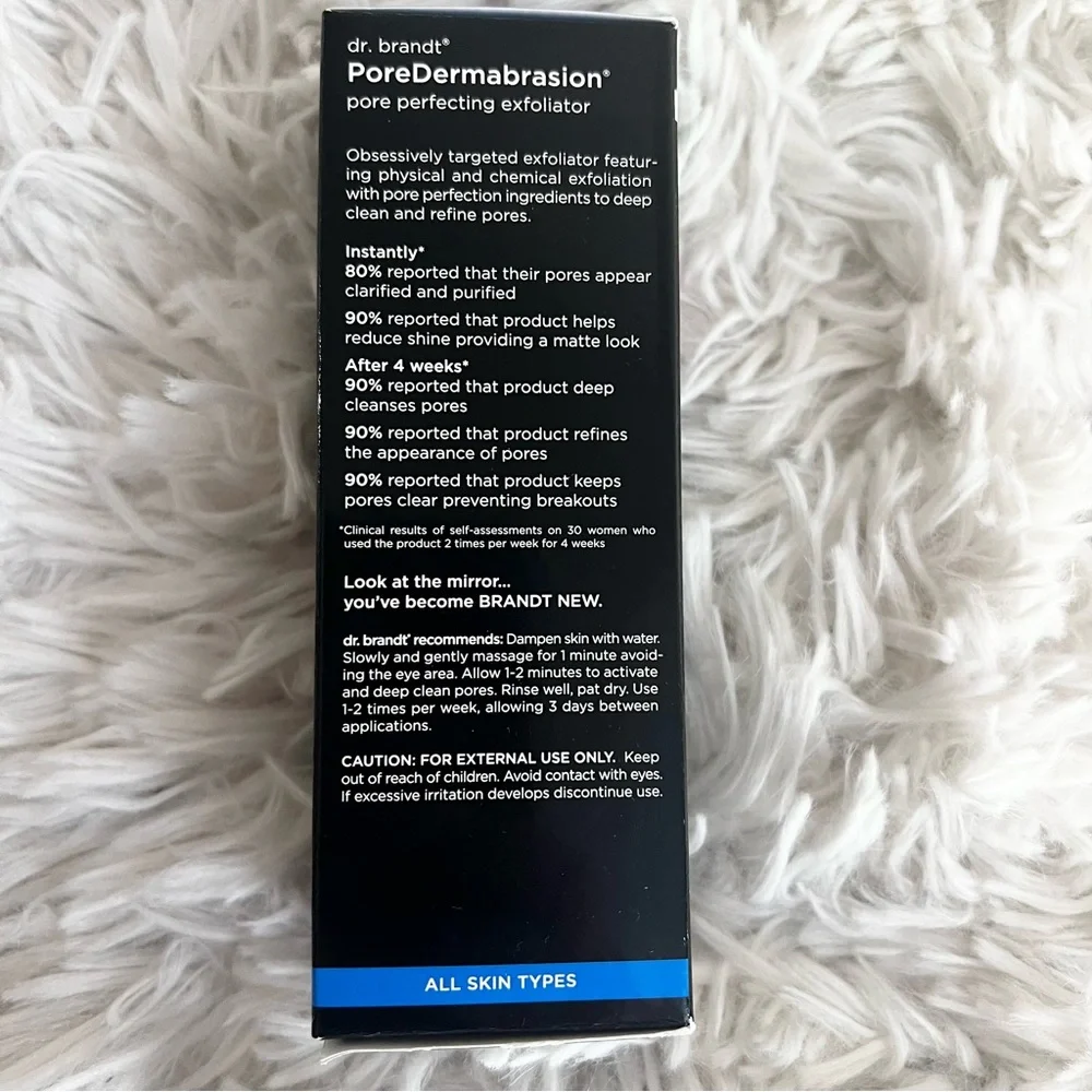 Dr. Brandt PoreDermabrasion Pore Perfecting Exfoliator NIB